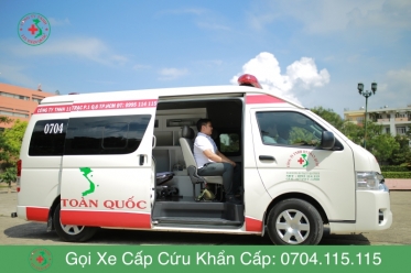 Dịch vụ thuê xe cấp cứu tại Bạc Liêu đến Tp. Hồ Chí Minh