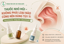 Thuốc nhỏ mũi: Các loại thường gặp, cách dùng và những điều cần lưu ý