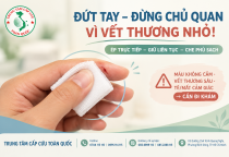 Đứt tay – Cách sơ cứu đúng và những trường hợp cần đến cơ sở y tế