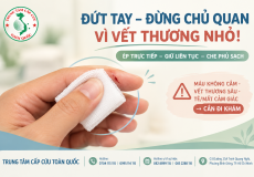 Đứt tay – Cách sơ cứu đúng và những trường hợp cần đến cơ sở y tế
